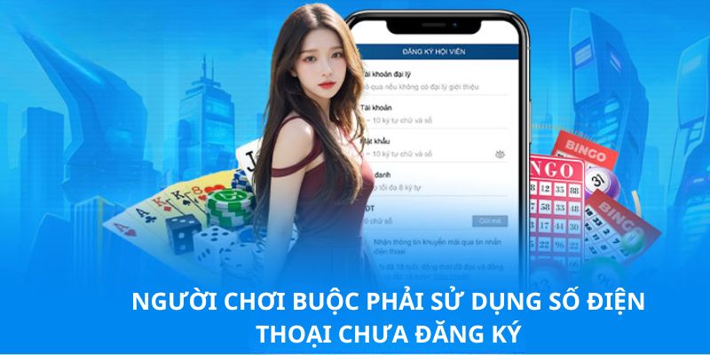 Hội viên chú ý số điện thoại sử dụng phải được dùng lần đầu tiên